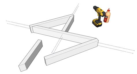 DIY folding table plan - DIY projects plans