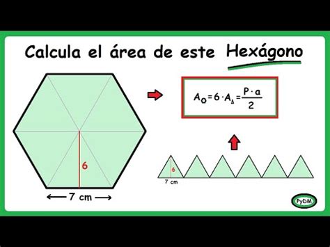 Área de un Hexágono Regular con apotema YouTube