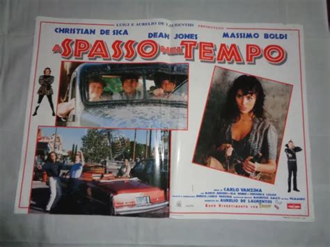 Fotobusta A Spasso Nel Tempo Christian De Sica Tipo Locandina