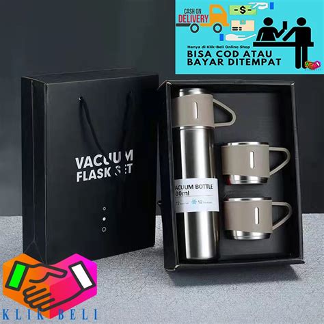 Jual Termos Vacuum Flask Set Thermos Sultan In Stainless Steel Sus