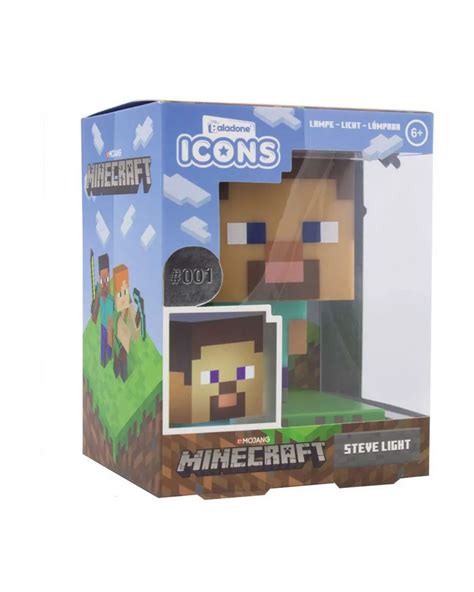 Lampa Paladone Minecraft Steve Icons Light Games Online Shop