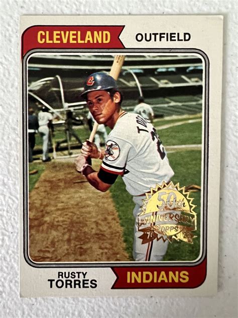 Topps Heritage Rusty Torres Th Anniversary Buybacks Ebay