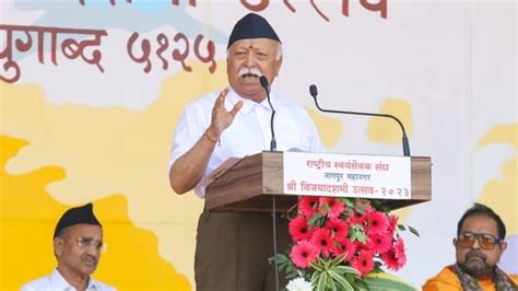 Mohan Bhagwat Gives ‘peace Advice To India On Israel War Religious Fanaticism Latest News