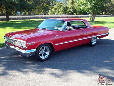 1963 Red Impala Super Sport 327 4 Spd With 1962 Corvette Style Fuel