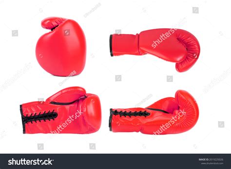 Boxing Glove Four Angles On White Stock Photo 2019225026 Shutterstock