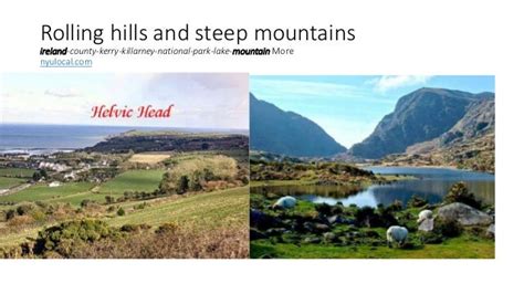 Many landforms of Ireland