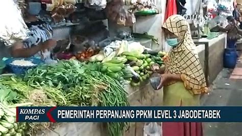 Ppkm Jabodetabek Diperpanjang Sementara Kota Masuk Wilayah Ppkm