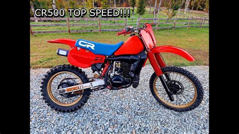 CR500 Top Speed!!! | It's Too Much Power | - YouTube