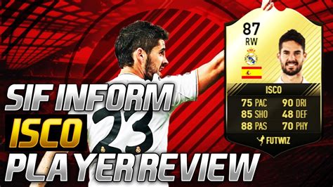 SIF ISCO INFORM PLAYER REVIEW FIFA 17 YouTube