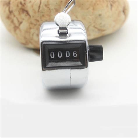 Manual Counter Clicker Step Counter 4 Digit Mechanical Quantity