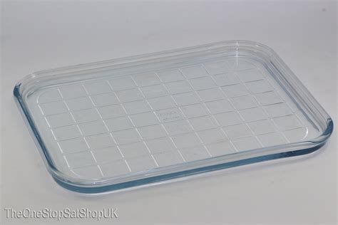 Panasonic Rectangular Pyrex Glass Microwave Oven Tray Z07496y40bp For