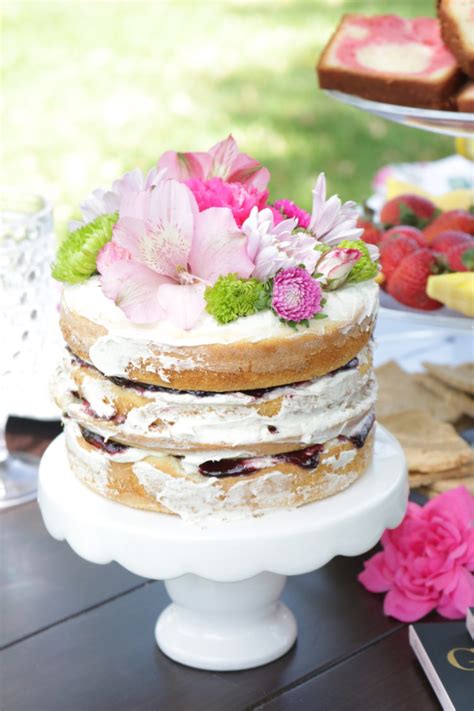 Easy Naked Cake Recipe A Cup Full Of Sass