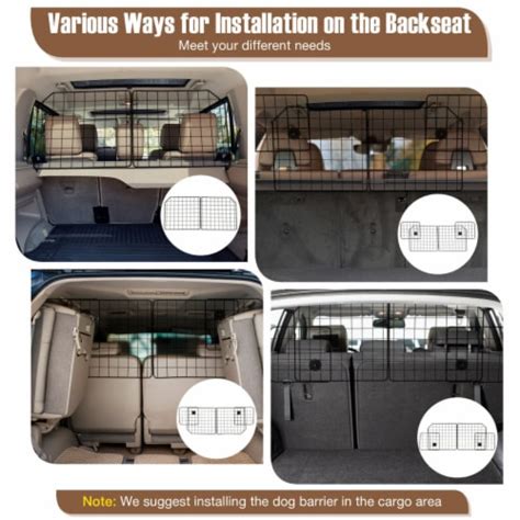 Car Suv Dog Barrier Vehicles Pet Divider Gate For Trunk Cargo Area Rust