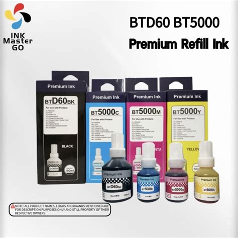 Brother Ink Btd Bt Bt Refill Dye Ink Compatible For T Series