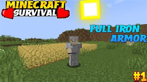 Minecraft Survival Series Ep In Hindi Survival Full Iron