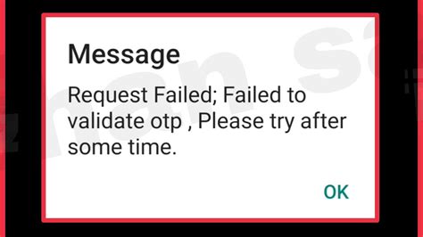 Maadhaar Fix Request Failed Failed To Validate Otp Please Try After