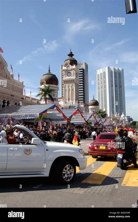 Malaysia s 50th Independence Day parade at the Merdeka Square in Kuala ...