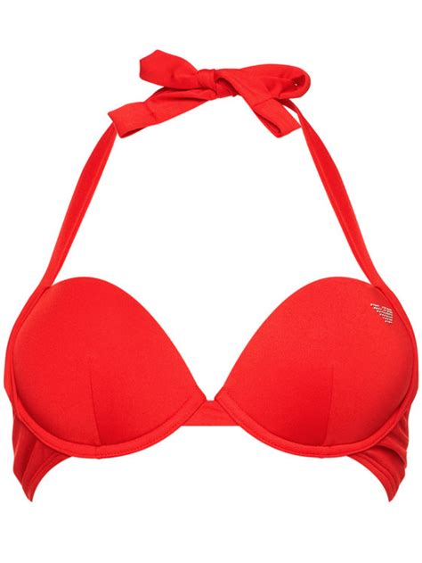 Emporio Armani G Ra Od Bikini P Czerwony Modivo Pl