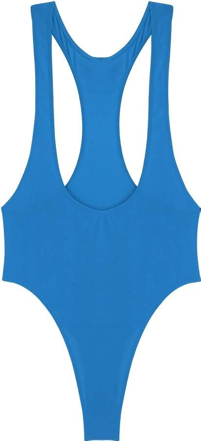 Iiniim Womens Sexy Sleeveless Open Chest One Piece High Cut Leotard