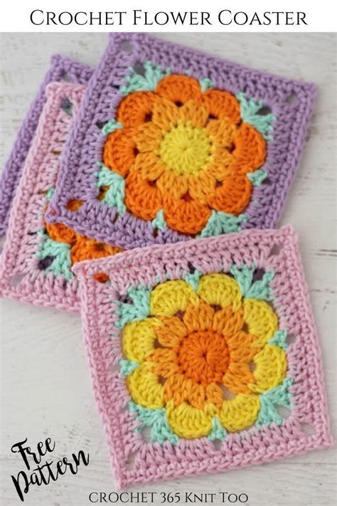 Crochet Flower Coaster Patterns Sure To Steal Your Heart Crochet