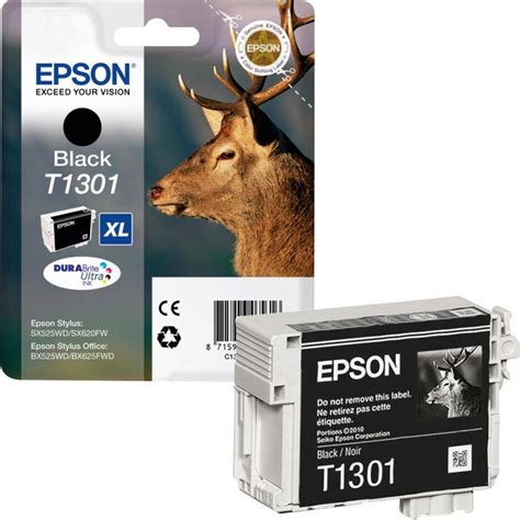 Epson T Schwarz Hirsch Original Druckerpatrone T B Ttcher Ag