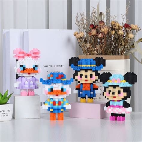 Jual Microblocks Mickey Minnie Donald Daisy Mikro Block Mini Block