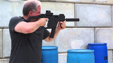 Shooting A Kriss Vector 45 Acp Sbr With Suppressor By Osprey Youtube