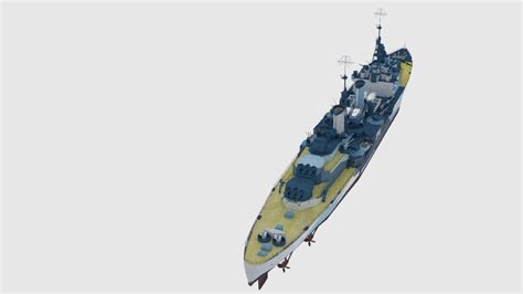 Light Cruiser 3d Model 70 3ds Blend Free3d