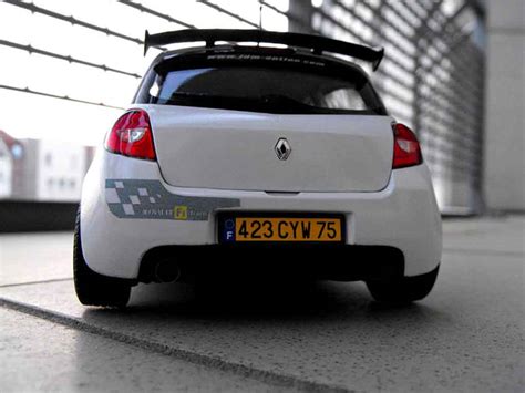 Coche Miniatura Renault Clio Rs Solido F Team Blanc Glacier