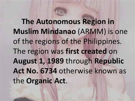 Autonomous Region of Muslim Mindanao