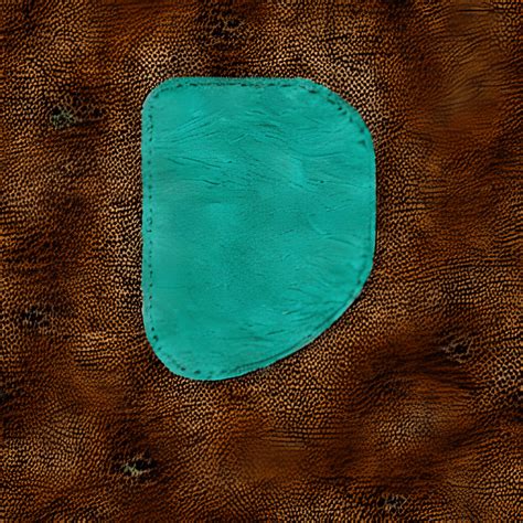 Brown Cowhide Turquoise Leopard Print Seamless Pattern Creative Fabrica