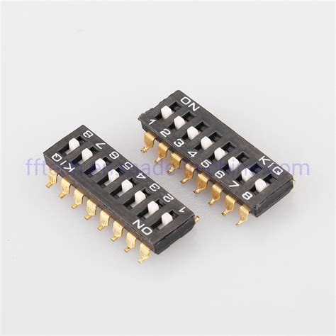 High Quality Surface Mount Smd Dip Type Mm Mm Pitch Dial Switch