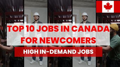 Top 10 High Demand Jobs For Newcomers In Canada YouTube