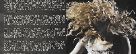 Taylor Swift Web | 'Fearless (Taylor's Version)' Booklet Scans - Taylor ...