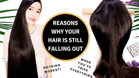 This Could Be The Reason Why Your Hair Is Still Falling Out How To Stop Hair Fall Youtube