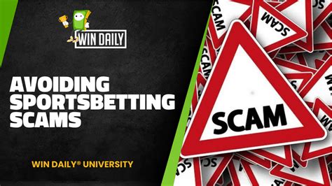 Avoiding Sportsbetting Scams: How to Spot Fake Tips | WIN DAILY® – DFS & Sports Betting Tools ...