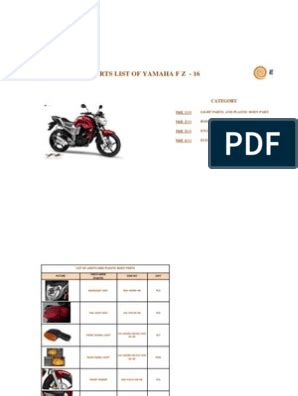 Share 155 Images Yamaha Fz V3 Spare Parts Price List In Thptnganamst