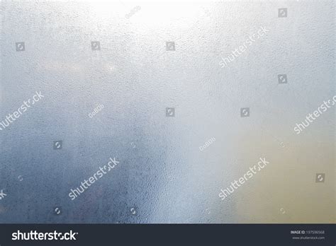 Fog Condensation On Window Glass Stock Photo Edit Now 197596568