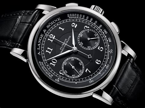 A. Lange & Söhne 1815 Chronograph Watch With Black Dial | aBlogtoWatch