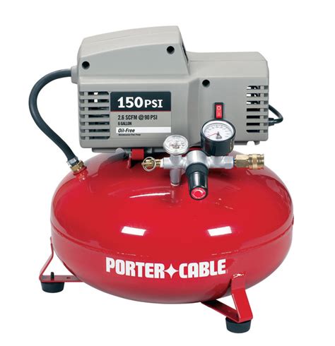 C2002 Grade C Porter Cable 6 Gal 150 Psi Portable Electric Pancake Air Compressor Wish