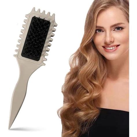 Bounce Curl Brush Brosses Cheveux En Poils De Sanglier De Coiffage