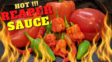 How To Make The World S Hottest Hot Sauce Carolina Reaper Youtube