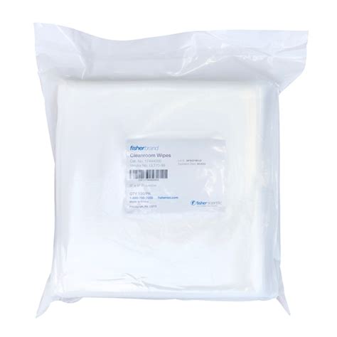 Fisherbrand Polyester Sealed Edge Cleanroom Wipes Polyester Sealed Edge