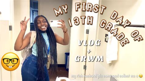 First Day Of College Vlog Mini Grwm Freshman Year 2021 In Person