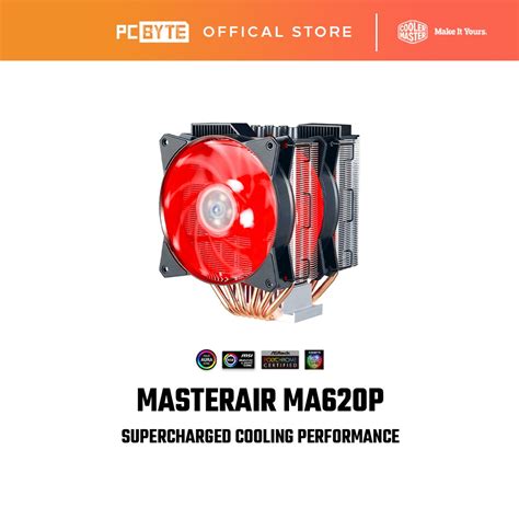 Cooler Master Masterair Ma P Rgb Dual Tower Cpu Cooler Shopee Malaysia