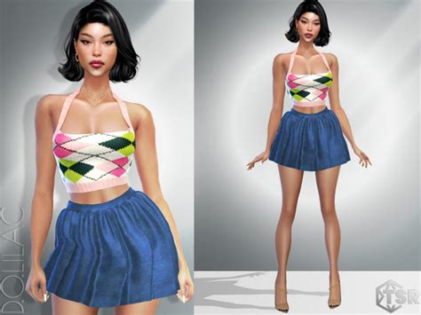 The Sims Resource Denim Skirt Do943