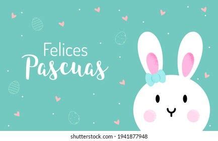 huevo de Pascua con conejito Felices ilustración de stock 1942425802