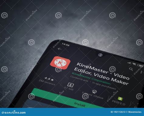 Kinemaster Video Editor And Movie Maker App Play Store Page On