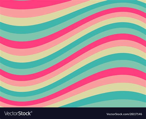 Happy abstract wavy background Royalty Free Vector Image