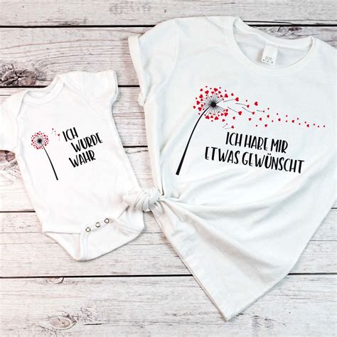 Mama Tochter Partnerlook T Shirt Mama Tochter Outfit Mit Pusteblumen